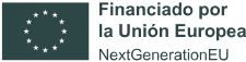 Logotipo de la Unión Europea con texto “Financiado por la Unión Europea NextGeneration”.